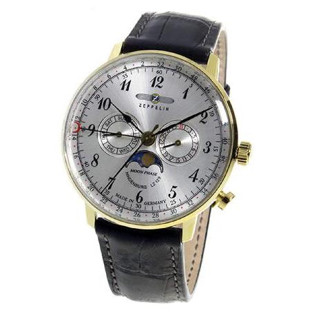 ツェッペリン ヒンデンブルク クオーツ メンズ 腕時計 7038-1 シルバー [並行] 並行輸入品