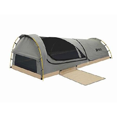Kodiak Canvas 1-Person Canvas Swag Tent with Sleep...