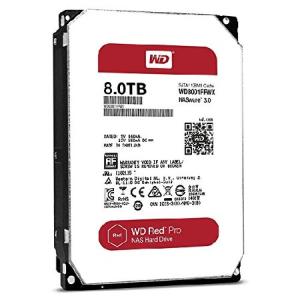【国内品】Western Digital HDD 内蔵ハードディスク 3.5インチ 8TB WD Red Pro WD8001FFWX SATA3.0 7200rpm 128MB 5年 並行輸入品