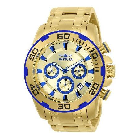 Invicta 22320 Men&apos;s Pro Diver Gold Dial Yellow Gol...