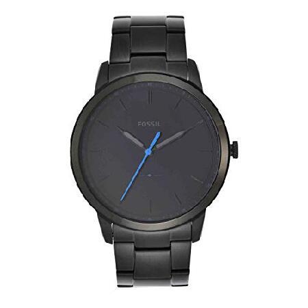 Fossil Men&apos;s The Minimalist FS5308 Black Stainless...