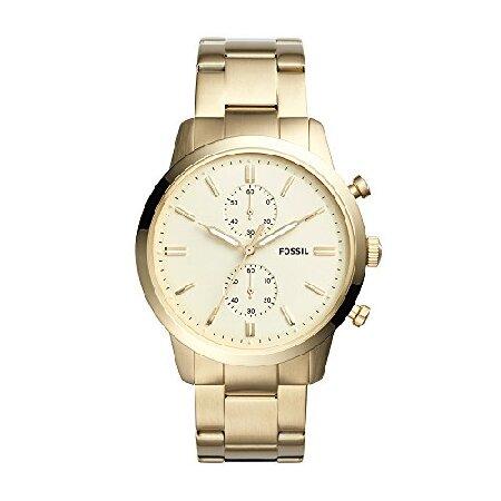 Fossil Men&apos;s Townsman FS5348 Gold Stainless-Steel ...