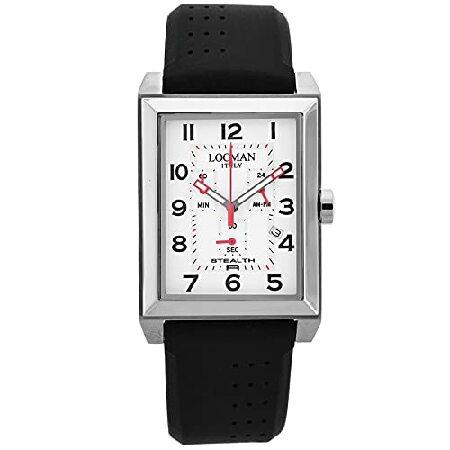 Locman Men&apos;s Classic White Dial Watch - 242WH2bk 並...