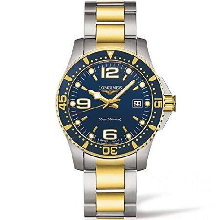 LONGINES HYDROCONQUEST BICOLOR BLUE DIAL QUARTZ L3...