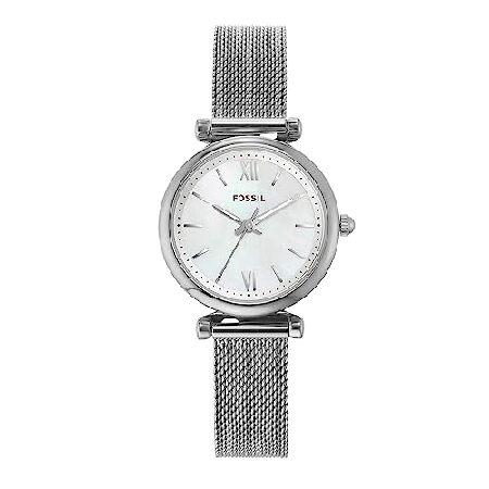 Fossil Women&apos;s Carlie ES4432 Silver Stainless-Stee...