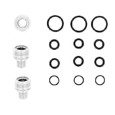 Ewatchparts 3 CASE CROWN TUBES FOR FITS ROLEX SUBM...