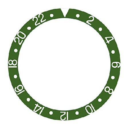 Ewatchparts GMT GREEN BEZEL INSERT RING COMPATIBLE...