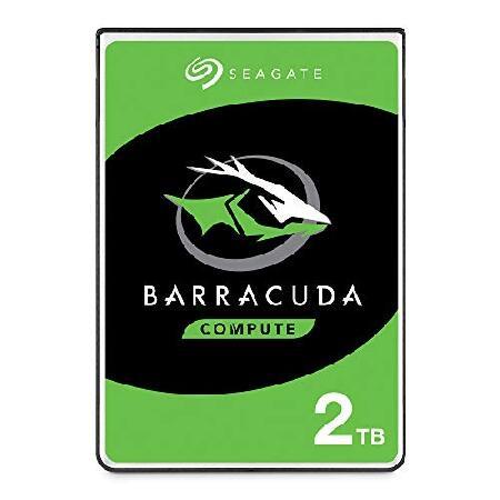 Seagate 2 TB BarraCuda 2.5インチ内蔵ハードドライブ（5400 RPM、12...