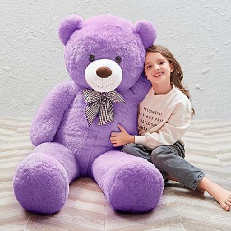 MaoGoLan Giant Purple Teddy Bear 55&quot; Life Size Hug...