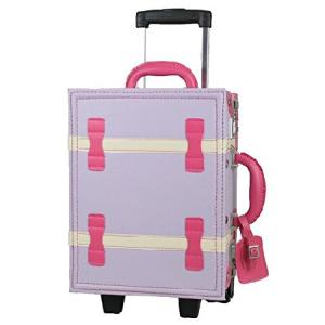 [モアエルグ] 子供用 スーツケース キャリーケース 日本企業企画 キャリーバッグ 機内持ち込み [81-55050-89] (S, マルチパープル) 並行輸入品
