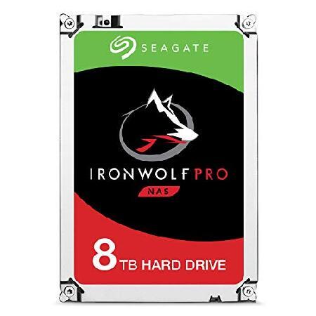 1-24ベイNASシステム用Seagate 8 TB IronWolf Pro 3.5インチ内蔵ハー...