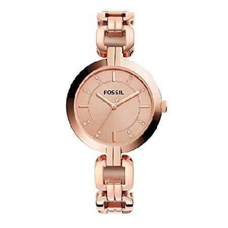 FOSSIL フォッシル Kerrigan BQ3206 Rose Gold-Tone Stainl...