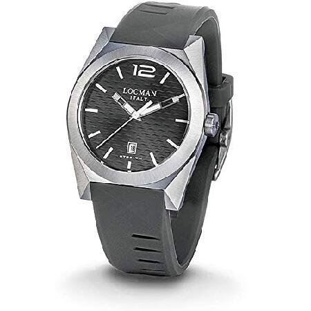 Locman Watch Stealth ONLY TIME Quartz Steel and Ti...
