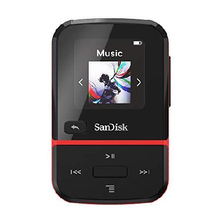 SanDisk (サンディスク) 32GB Clip Sport Go MP3プレーヤー レッド L...