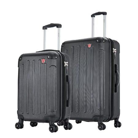 DUKAP INTELY Hardside Luggage Set with Spinner Whe...