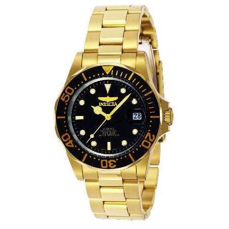 INVICTA Pro Diver Men 40mm Stainless Steel Gold Bl...