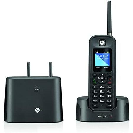 Motorola O211 DECT 6.0 長距離コードレス電話 - 留守番電話付き自宅およびオフ...