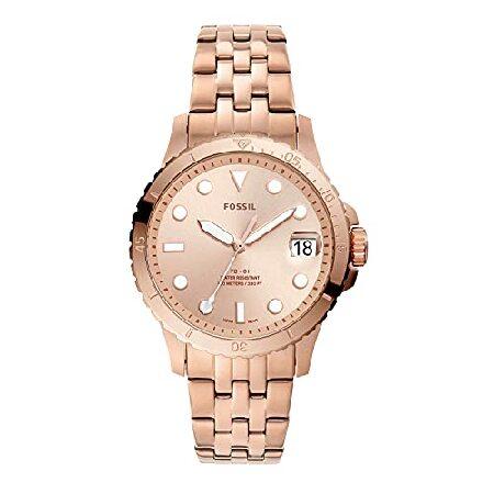 Fossil Women&apos;s Fb-01 ES4748 Rose-Gold Stainless-St...