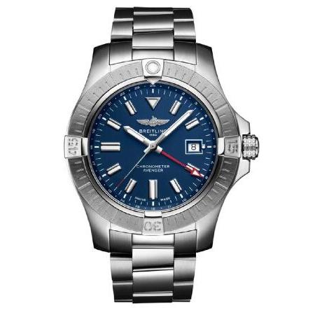 Breitling アベンジャー自動GMT 45メンズ腕時計 並行輸入品