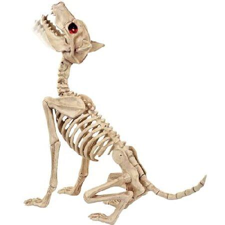 Crazy Bonez Animated Howling Skeleton Wolf 並行輸入品