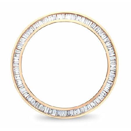 MENS 2.75CT BAGUETTE DIAMOND BEZEL 14KY COMPATIBLE...