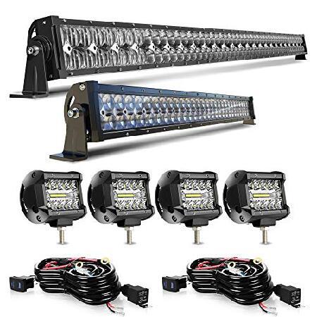 DOT 5D 52Inch 300W＆32Inch 180W Led Light Bar+4X 4I...