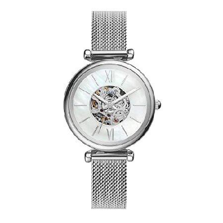 Fossil Women&apos;s Carlie Mini Automatic Stainless Ste...