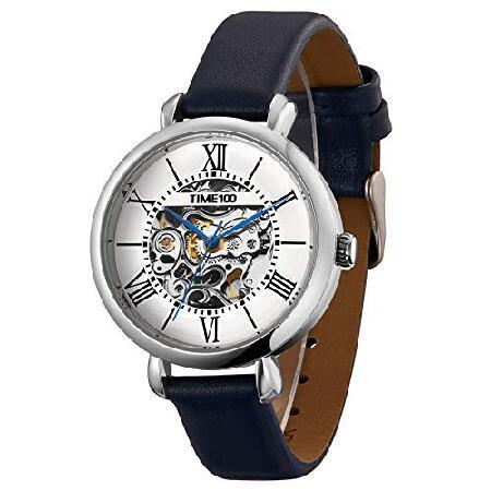 TIME100 腕時計 レディース 時計腕時計 防水 とけい腕時計 機械式 うで時計 スケルトン 時...