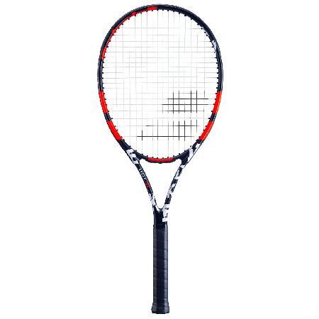 Babolat Evoke 105 ガットテニスラケット ブラック/オレンジ (4 1/4インチグリ...