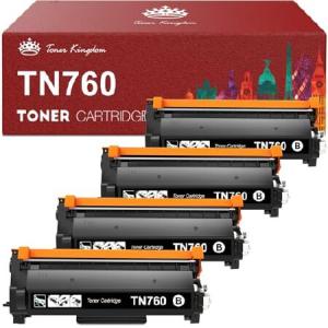 Toner Kingdom 互換トナーカートリッジ Brother TN730 TN760 TN-760 TN-730 MFC-L2750DW HL-L2350DW HL-L2395DW MFC-L2710DW DCP-L2550DW HL-L2390DW 並行輸入品