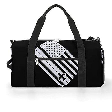 Airplane Pilot US American Flag Sports Gym Bag Wit...