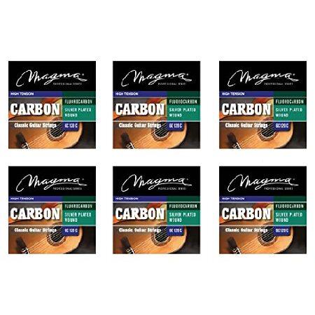 Magma クラシックギター弦 ハイテンション カーボン - シルバーメッキ銅(GC120C) 6セ...