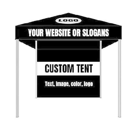 SOSITE Custom Logo Pop Up Canopy Tent for Trade Sh...