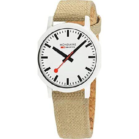 Mondaine Essence Watch | White Renewable Raw Mater...