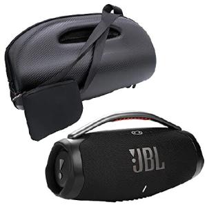 JBL Boombox 3 Waterproof Portable Bluetooth Speaker Bundle with gSport Case and Accessory Pouch (Black) 並行輸入品