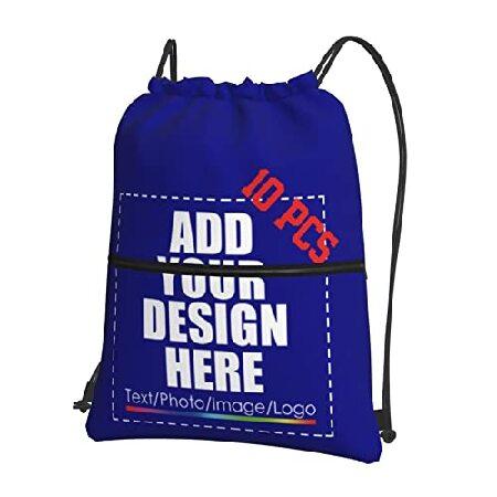 10Pcs Personalized Drawstring Bag Custom Drawstrin...