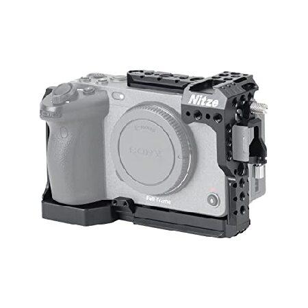 Nitze カメラケージ Sony FX30 FX3用 HDMIケーブルクランプ、NATOレール、A...