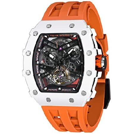 TSAR BOMBA Luxury Mens Automatic Watches - Ceramic...