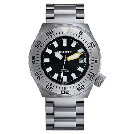 BERNY Dive Watch for Men Sports Diving Wristwatch ...