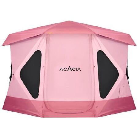 ACACIA スペースキャンプテントXL 4~6人用 大型ファミリーテント 高さ6フィート10インチ...