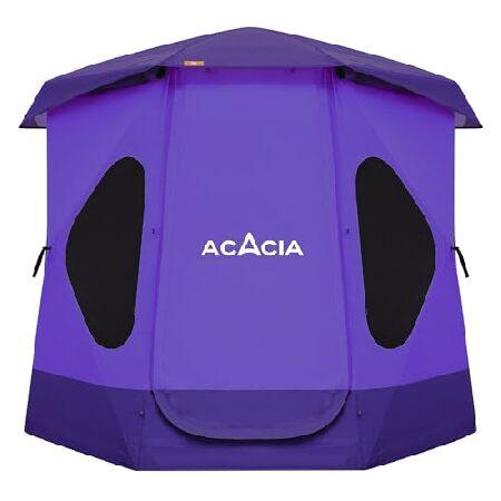 ACACIA スペーステント 2~3人用 ポップアップキャンプテント 8つの窓とフットプリント 防水...