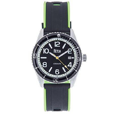 REIGN Gage Automatic Watch w/Date - Silver/Black 並...