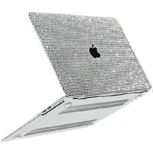 Teazgopx Bedazzled Rhinestone MacBook Air 13 inch Case 2022 2021 2020 2019 2018 Release M1 A2337 A2179 A1932 Touch ID,3D Glitter Sparkle Di 並行輸入品