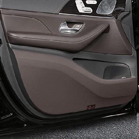 Car Door Anti Kick Pad Leather Stickers Cover Trim...