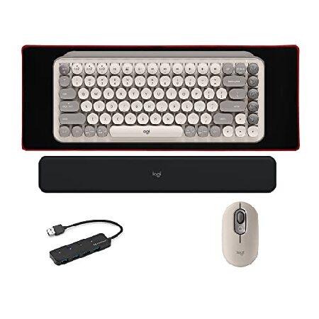 Logitech POP Keys Wireless Mechanical Keyboard and...