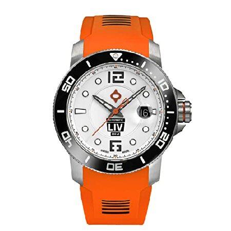 LIV GX-Diver&apos;s 44MM Swiss Auto-1000 Ft Water Resis...