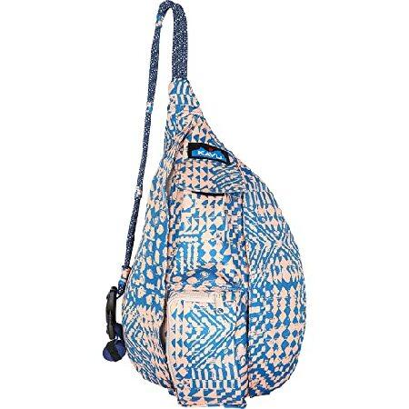 KAVU ミニロープスリングパック 調節可能なロープショルダーストラップ付き ビーチモチーフ 並行輸...