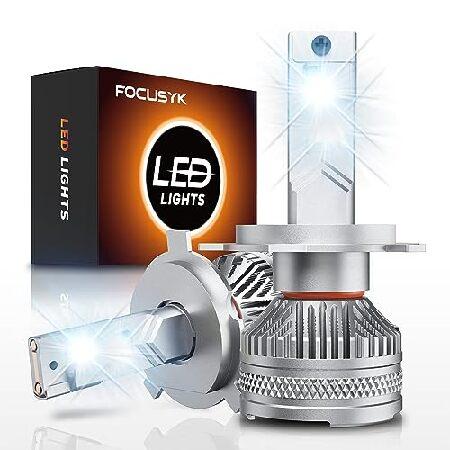 FOCUSYK H4 LED ヘッドライト電球 26000ルーメン 超高輝度 ハイビーム ロービーム...