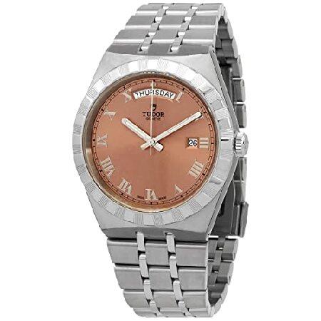 Tudor Royal 自動巻きサーモンダイヤル メンズ腕時計 M28600-0009、モダン, モ...