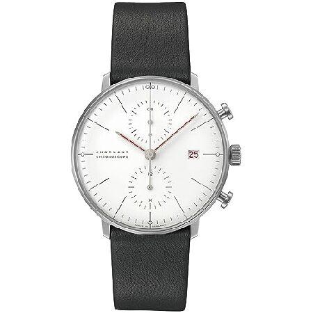 JUNGHANS マックスビル クロノスコープ バウハウス 自動巻きサファイアクリスタルウォッチ 0...